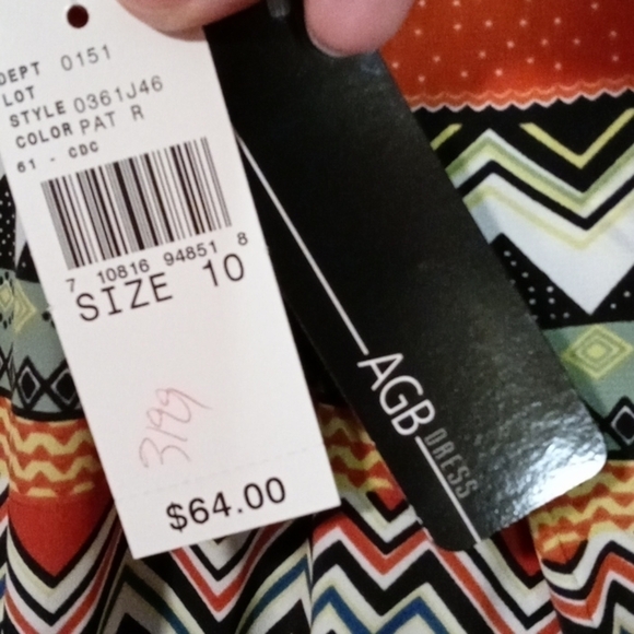 NWT ABG dress size 10 - Picture 7 of 12